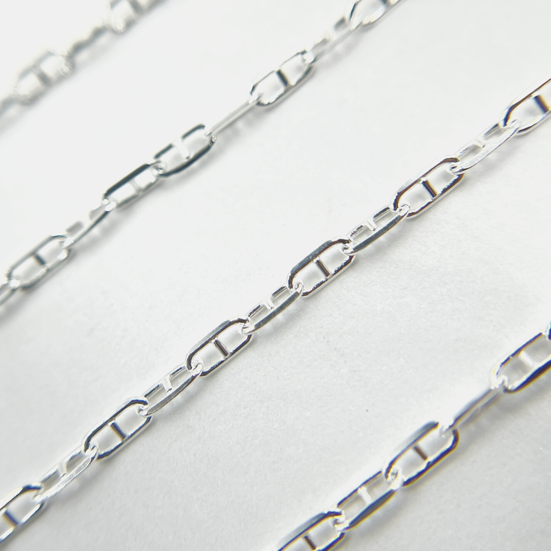 925 Sterling Silver Marina Chain. Y64SS