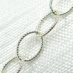 Load image into Gallery viewer, 925 Sterling Silver Twisted Oval Link Chain. 720TWSS
