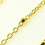 Load image into Gallery viewer, 027R02S3TP0L8LbyFt. 14K Solid Yellow Gold Cube Satellite Chain by Foot
