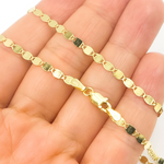 Load image into Gallery viewer, 040FV1BP26. 14K Solid Gold Diamond Cut Marina Chain
