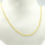 Load image into Gallery viewer, 040FRDT. 14K Solid Gold Wheat Chain
