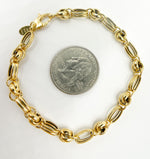 Load image into Gallery viewer, 14K Solid Gold Oval Bracelet
