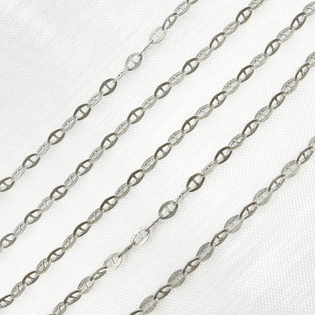 Oxidized Sterling Silver Marina Chain