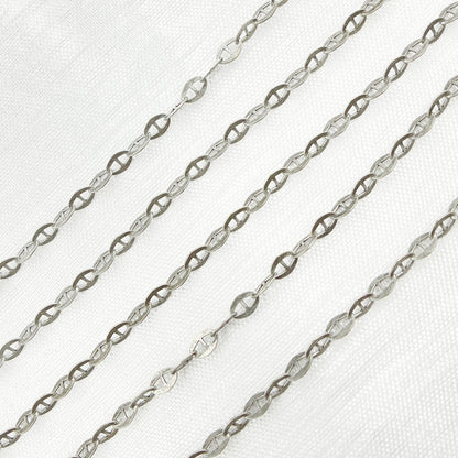 Oxidized Sterling Silver Marina Chain