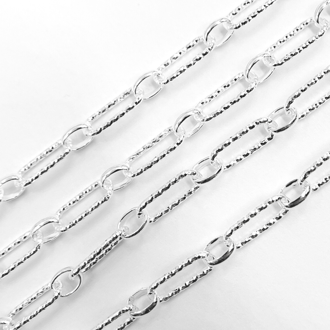 925 Sterling Silver Paperclip Chain