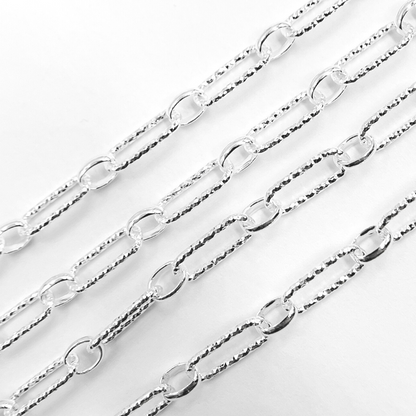 925 Sterling Silver Paperclip Chain