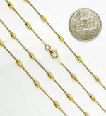 Load image into Gallery viewer, 925 Sterling Silver Satellite Gold Plated Necklace. 8Necklace
