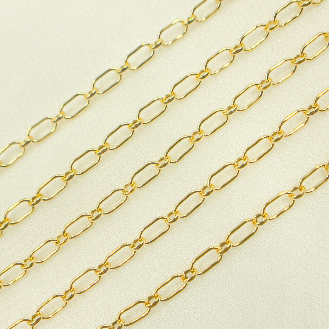 14k Gold Filled Oval & Round Link Chain. 82511GF