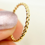 Load image into Gallery viewer, 14K Solid Gold Braid Ring.
