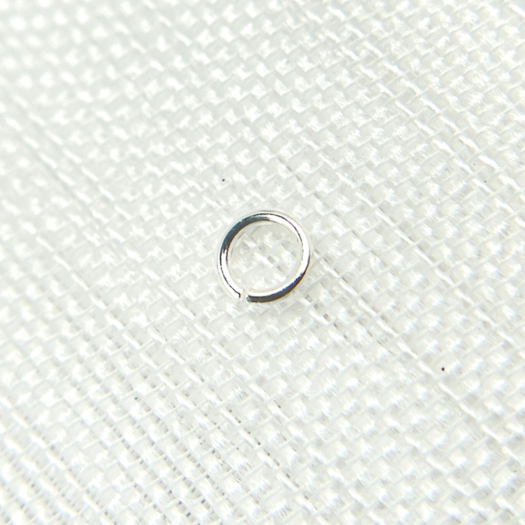 925 Sterling White Silver Open Jump Ring 24 Gauge 3mm. 050DE3SS