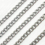 Load image into Gallery viewer, Oxidized 925 Sterling Silver Curb Link Chain. V44OX
