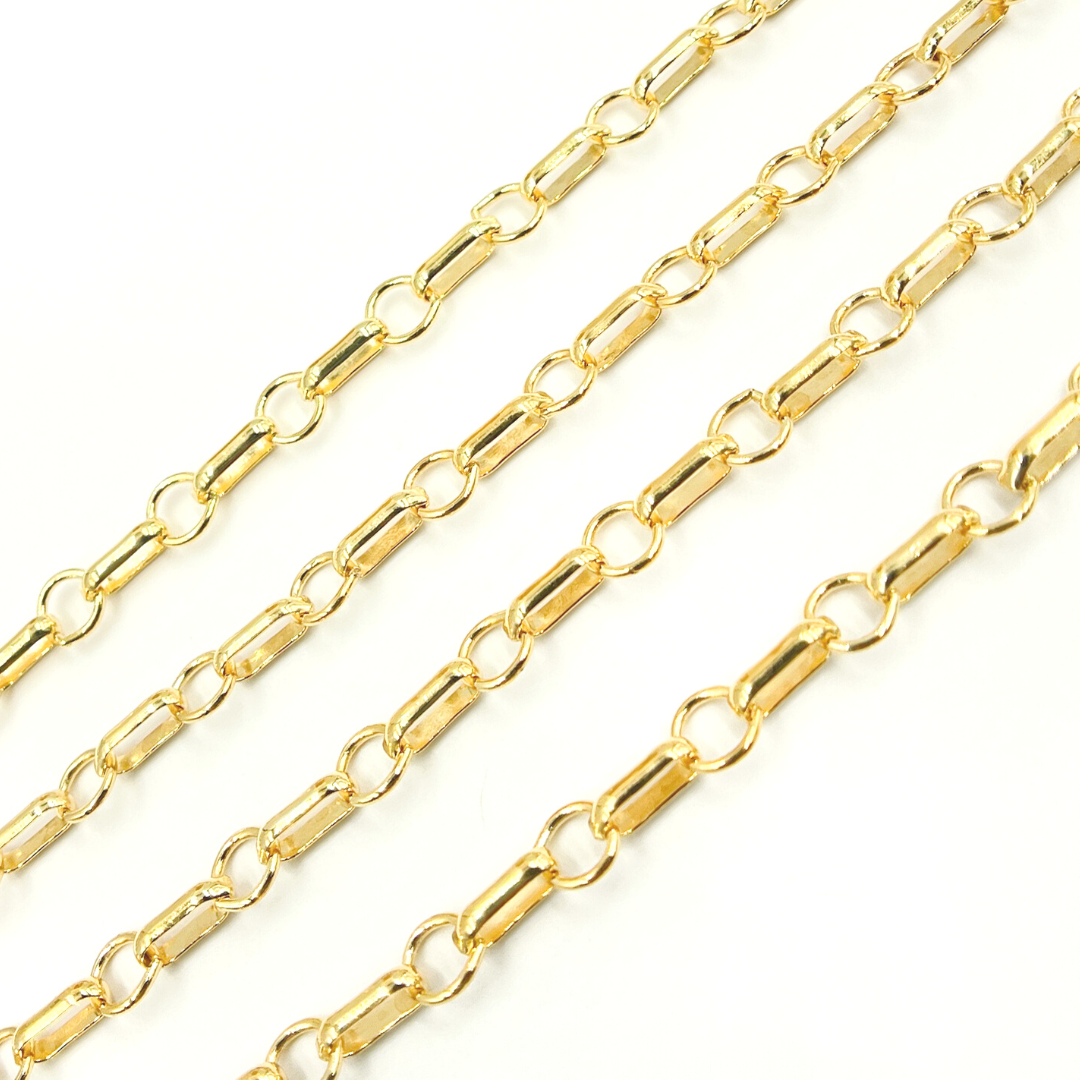14K Gold Filled Round and Large Link Chain