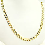 Load image into Gallery viewer, 120R13FG1T2A9L001. 14K Solid Yellow Gold Miami Flat Curb Chain
