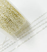 Load image into Gallery viewer, 925 Sterling Silver Flat Cable 2.8x2.2mm Link Chain. 1212FSS
