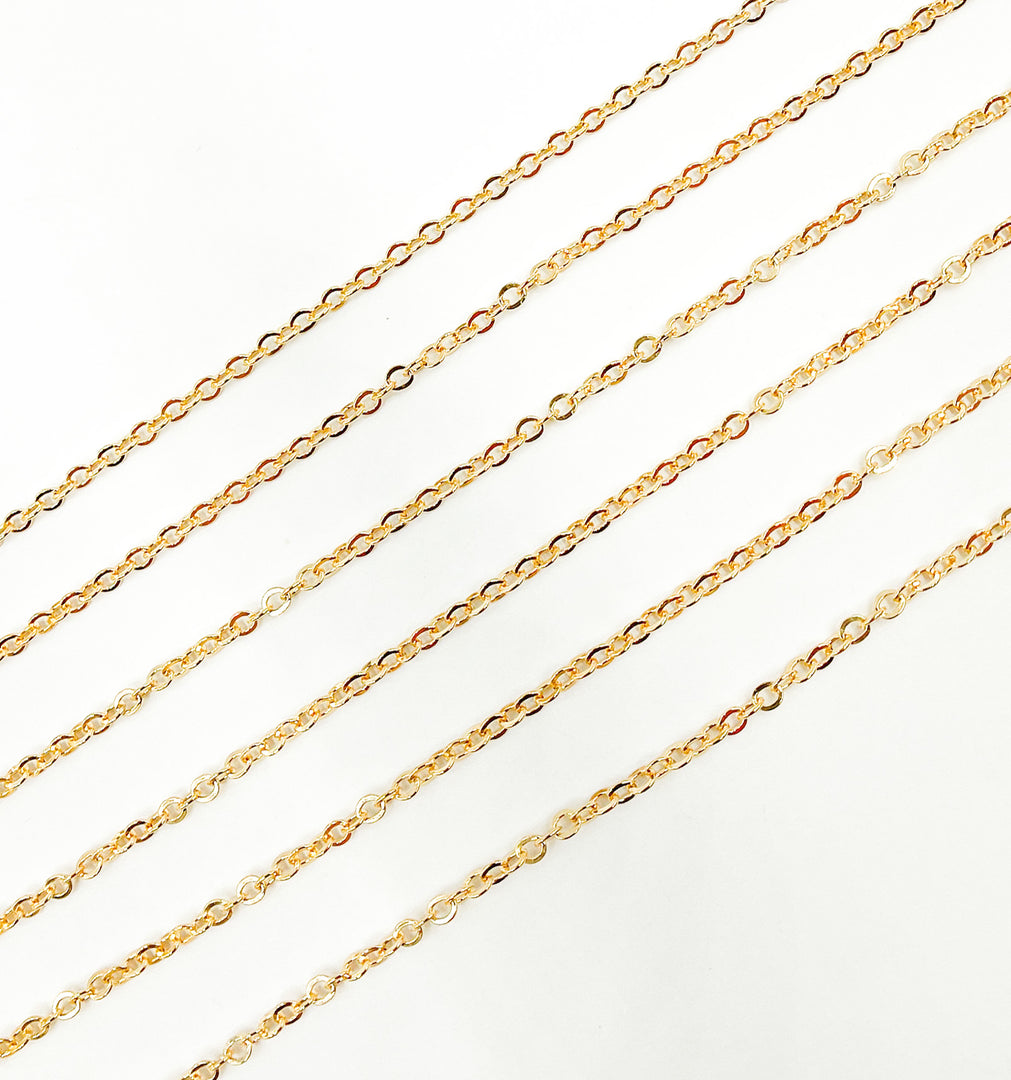 14K Gold Filled Cable Chain. 1916FGF