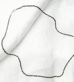 Load image into Gallery viewer, 925 Sterling Silver Black Rhodium Sparkle Glitter Margarita Finished Necklace. 1Necklace
