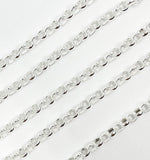 Load image into Gallery viewer, 925 Sterling Silver Round Link Chain. V102SS
