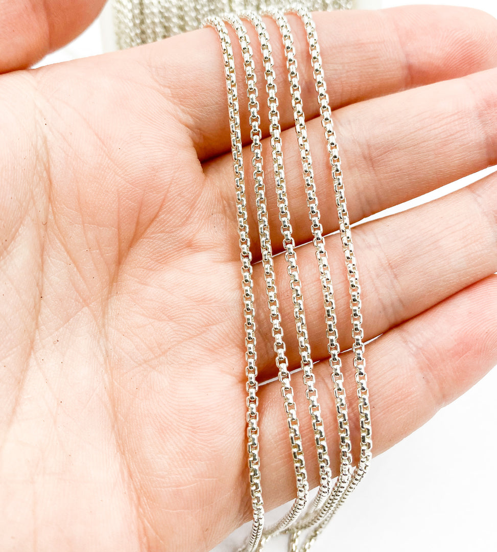 925 Sterling Silver Box Chain. 520SS