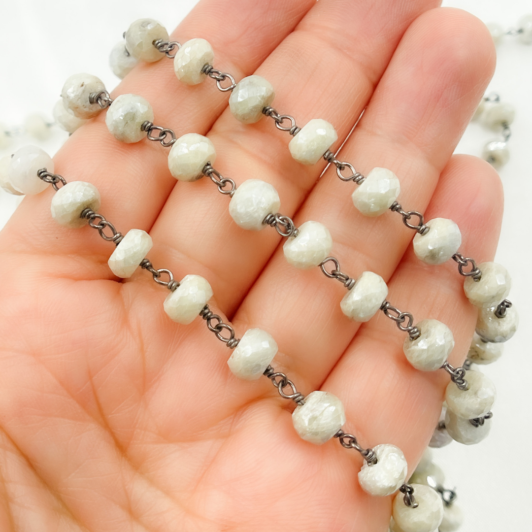 Coated Silverite Oxidized Wire Chain.