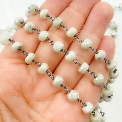Coated Silverite Oxidized Wire Chain.