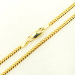 Load image into Gallery viewer, 060R04GGA3. 14K Solid Yellow Gold Curb Link Chain
