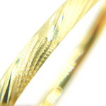 Load image into Gallery viewer, 14K Solid Gold Matte Textured Bangle