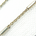 Load image into Gallery viewer, Oxidized 925 Sterling Silver Bar Chain. Z9OX
