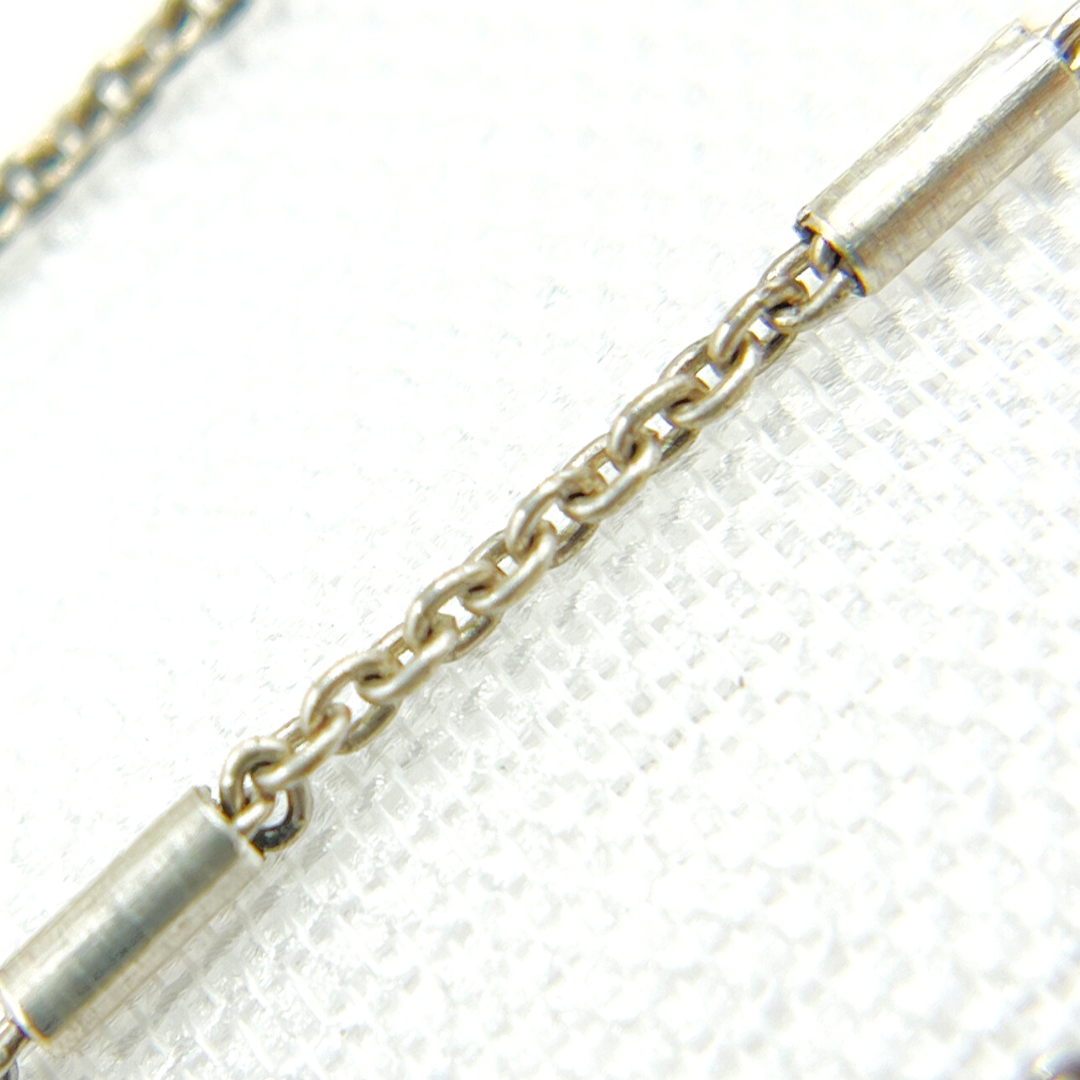 Oxidized Sterling Silver Satellite Chain