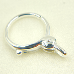 Load image into Gallery viewer, 925 Sterling Silver Round Trigger Clasp 23x16mm.. 239
