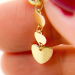 Load image into Gallery viewer, 14K Solid Gold Dangle Earring