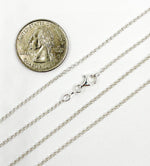 Load image into Gallery viewer, 925 Sterling Silver Rolo Round Link. 12Necklace
