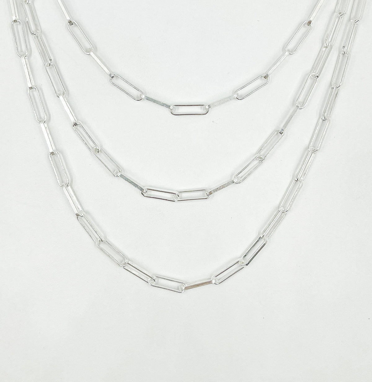 Sterling Silver Paperclip Chain