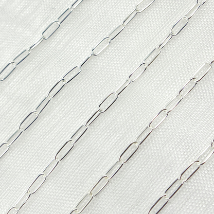 Sterling Silver Paperclip Chain
