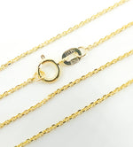 Load image into Gallery viewer, 030KFS. 14K Solid Gold Cable Chain
