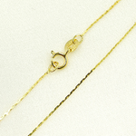 Load image into Gallery viewer, 14k Solid Yellow Gold Solid Cable Necklace. 030R01BQT4P3
