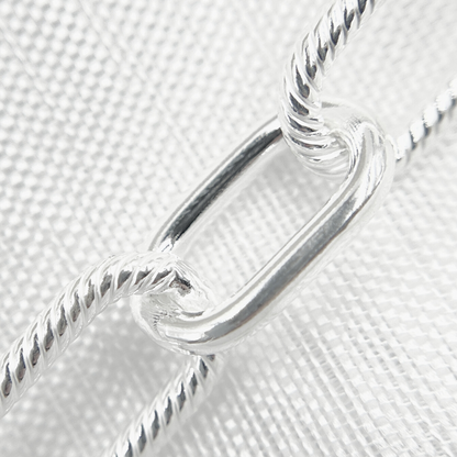 Sterling Silver Paperclip Chain