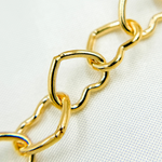 Load image into Gallery viewer, 14k Gold Filled Smooth Heart Link Chain. 1408GF
