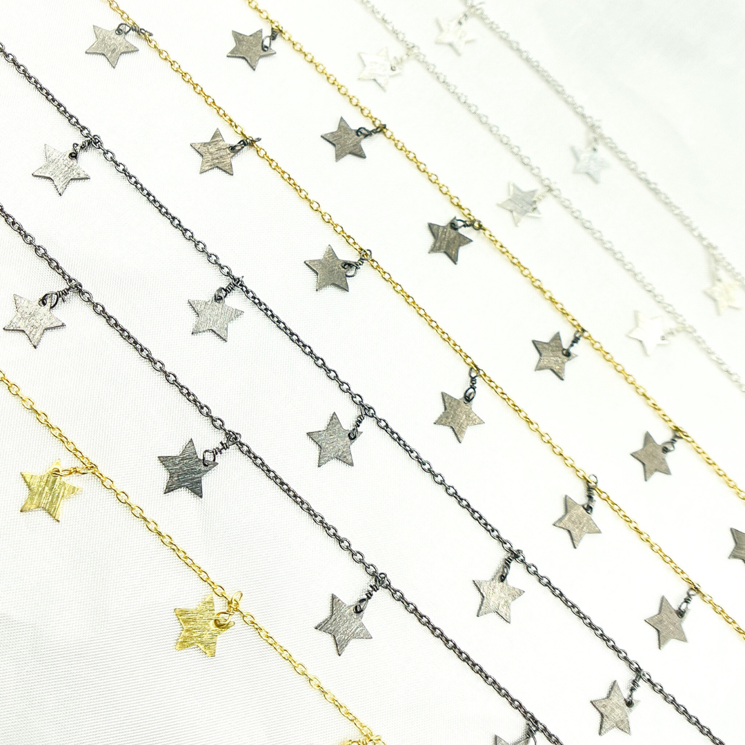 Star Shape Dangle Wire Chain. 305ST