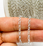 Load image into Gallery viewer, 925 Sterling Silver Round 3mm Link Chain. V116SS
