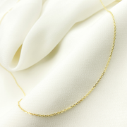 14K Solid Gold Cable Chain
