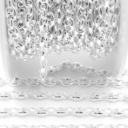925 Sterling Silver Marina Chain. 