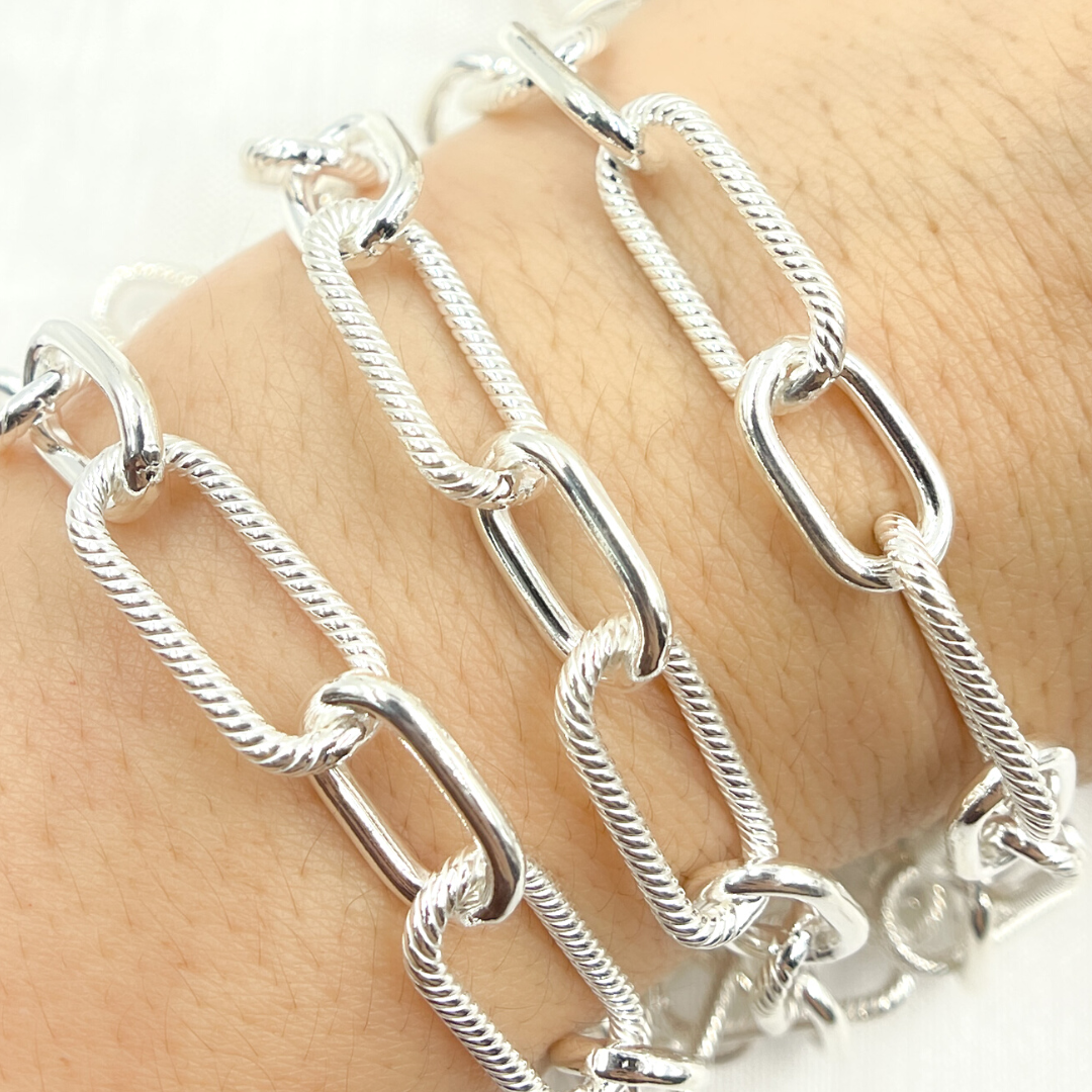 Sterling Silver Paperclip Chain