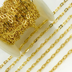 Load image into Gallery viewer, Gold Plated 925 Sterling Silver Square Diamond Cut Chain. V33GP
