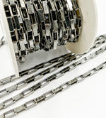 Load image into Gallery viewer, Oxidized 925 Sterling Silver Box Chain. V42OX
