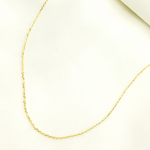 Load image into Gallery viewer, 035R01TS. 14K Solid Gold Cable Chain
