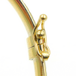 Load image into Gallery viewer, 14K Solid Gold Matte Textured Bangle