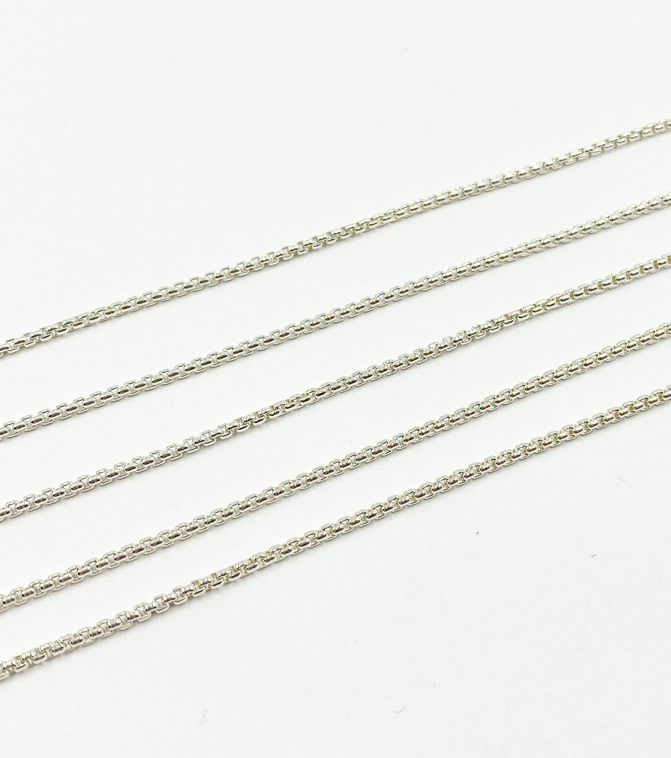 925 Sterling Silver Box Chain. 520SS