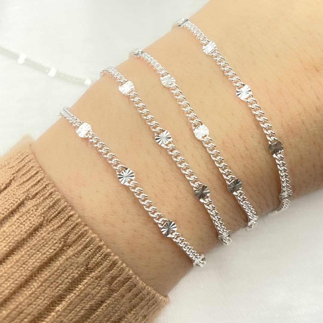 Sterling Silver Rope Link Chain