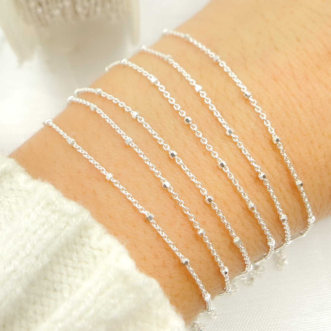 925 Sterling Silver Satellite Chain