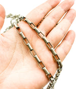 Load image into Gallery viewer, Oxidized 925 Sterling Silver Box Chain. 502OX
